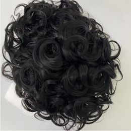 10A 19mm loose wave mono toupee indian remy human hair replacement black color mens toupee for african americans fast express delivery