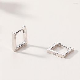 Stud Real 925 Sterling Silve Geometric Square Design Retro Styl Eelegant Earrings For Woman Party Fashion Jewelry Gift Dale22 Farl22