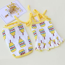 Dog Clothes Summer Pets Dogs Clothing French Bulldog Dog Costume Couple Sling Dogs Clothes Spring Summer Pet Clothes Ropa Perro 201102