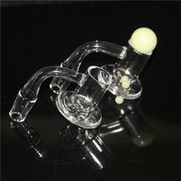 Heady Quartz Banger 2mm Thick Smoking Accessories 90 Degree Beveled Edge 14mm Male Joint With Spinner Ruby Pearlss Blender Spin Nail glass nectar