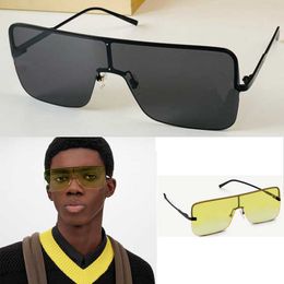 Designer-Starlight-Sonnenbrille, quadratische Maske, Occhiali da sole, randloser Rahmen, schmale Bügel, Logo-Wörter, verbessern den Sinn für Mode, Herren- und Damenbrille, Z1644