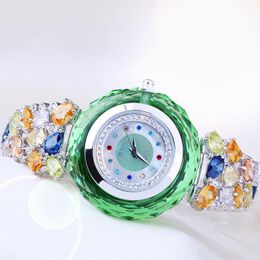 Wristwatches Top Luxury Melissa Lady Women's Watch Elegant Rhinestone Fashion Hours Dress Bracelet Full Crystal Clock Girl Birthday Gift