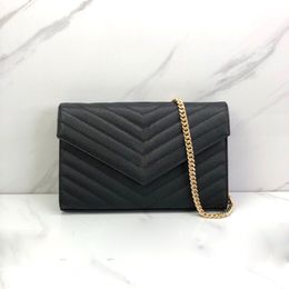 Women designers bags top quality grain leather handbags crossbody purse messenger bag envelope chain shoulder bags
