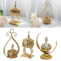 Fragrance Lamps Metal Incense Burner Portable Porcelain Censer Buddhism Holder For Home Tea House Yoga Spa DecorationFragrance FragranceFrag