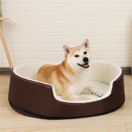 Fashion pets Bed for puppies Very Soft dog beds suitable all size pet house bed mat cat sofa supplies Y200330