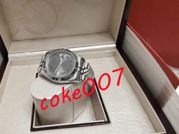 Exquisite Business Datejust Smooth Bezel Watch 41mm 126333 126334 Automatic Mechanical Watch Jubilee Strap Sapphire Movement Men's Watch Wimbledon Dial
