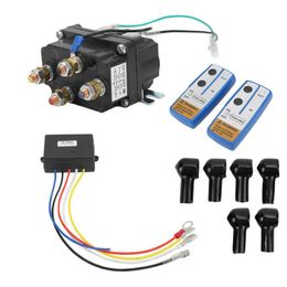 Parts Electric Winch Relay Contactor Solenoid Easy Installation With Remote Control For ATV UTVATV