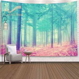Vintage Spar Tapestry Boho Aesthetic Room Decoration Wall Rugs Bedroom Girl Hanging J220804