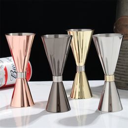 Stainless Steel Cocktail Double Shaker ure Cup Bar Home Bartending Tools Suitable For Parties Bartender Customization 220706