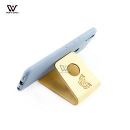 2022 New Style Mobile Phone Holder Portable Mini Bracket Office Appliance Brackets Bamboo Wood Stand Universal Ornaments