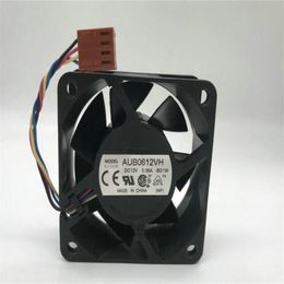 Wholesale fan: DELTA 6025 12V AUB0612VH 0.36A 4-wire PWM temperature-controlled 6CM cooling fan