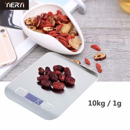 10KG1g high Precision Balance Quality Electronic Scales weighting food scales Portable digital scales for Kitchen 1000g1g 201211