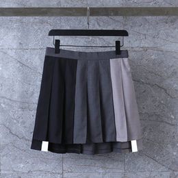 Fashion Dresses Design Womens Mini Skirt Loose Casual Pleated Skirts Sexy Girls Hip Wrap Skirt Cheerleading Performance Dress