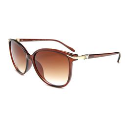 Men Mirror Nice Police Classic for Women Sunglasses New Summer Women Sunglasses Cat Eye Glasses Frame Splicing Brown Beige Diamond Encrusted Design Girl Gift