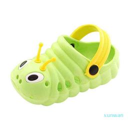 2022-Slippers Children Garden Shoes Cute Cartoon Beach Sandals Babies Summer Slippers High Quality Kids Flip 2022