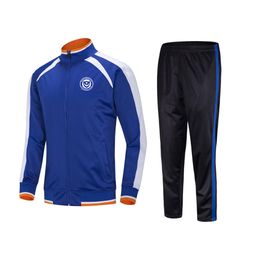 Portsmouth F.C. Herren-Trainingsanzüge für Erwachsene und Kinder, Größe 22 bis 3XL, Outdoor-Sportanzug, Jacke, Langarm, Freizeit-Sportanzug