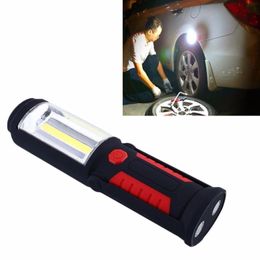 Powerful Portable 3000 Lumens COB LED Flashlight Magnetic Rechargeable Work Light 360 Degree Stand Hanging Lamp For Work