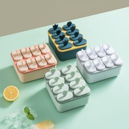 Kitchen Ice Cube Molds Reusable Popsicle Maker DIY Ice Cream Tools Kitchens 8 Cell Lolly Mould Tray Bar Tool 20220611 D3