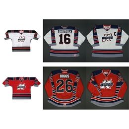 C26 Nik1 Mens Womens Kids Customise ECHL Kalamazoo Wings 16 Tyler Shattock 26 Tyler Biggs Stitched Cheap Hockey Jerseys Goalit Cut rare