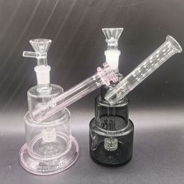 6.5 inch Mini Glass Water Bong Hookahs with Bowls Oil Dab Rigs Smoking Pipes for Female 14mm Joint