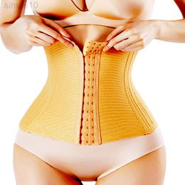 Slimming Waist Trainer Firm Body Shaper With 16 Steel Bone Shapewear Underbust Corset Modelling Belt Fajas Girdles Waist Cincher L220802