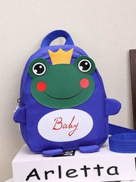 Boys Cartoon Frog Design Backpack SHE