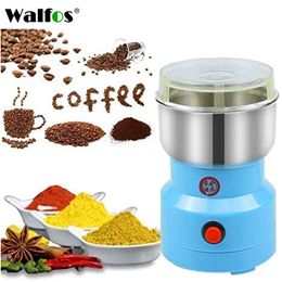 Electric Coffee Grinder Kitchen Cereals Nuts Beans Spices Grains Grinding Machine Multifunctional Home Coffe Grinder Machine 220812