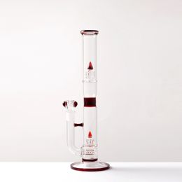 Hookahs Smoking Accessories glass bong bongs ash catcher Blood red rocket hookah oil rig hookah collector 16 inches We are the manufacturer