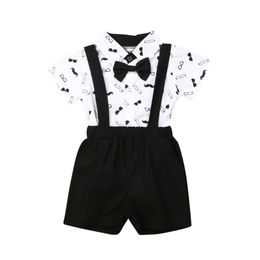 Clothing Sets CitgeeSummer Baby Boy Wedding Formal Party Bow Tie Suit Outfit 0-24m Boys Gentleman Set ClothingClothing
