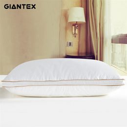 Soft White Goose Feather Down Pillow Sleep Pillow Pillows for Sleeping Kussens Almohada Cervical Oreiller Pour Le Lit Poduszkap T200603