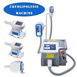 Cryolipolysis Machine Lipo Laser Cavitation 360° Vacuum Fat Freeze Slimming Machine Double Chin Removal 3 Cryo Handles Availble