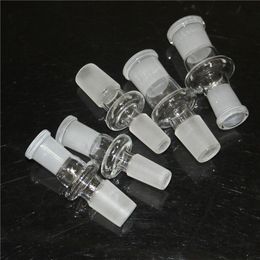 10 Styles Glass Adapter Hookah Bowl Adaptor 14mm 18mm Female Male Reducer Connector for glass bong water pipe oil rig