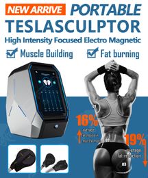 Protable EMSLIM NEO slimming with RF 2 handle Tesla sculptor ems sculpt machine Muscle Sculpting Muscle building Stimulator home use HI-EMT beauty salon equipment