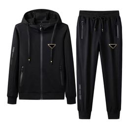 Men's Tracksuits Mens Tracksuits Hoodie 2024 Sets Sweatshirts And Pants Designer Tracksuits Jumpers Suits Spring Autumn Tracksuit With Letters Budge Black Blue