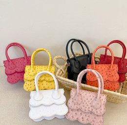 Lace children handbag new fashion one-shoulder crossbody bag Korean version cute mini handbags