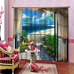 for windows home living bedroom curtains 3d photo dolphin cortina 3d stereoscopic blackout curtain room becomes dark