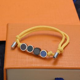 2022 Designer Bracelet Men Women Bracelets Fashion Unisex Jewellery Adjustable Bracelet Trendy Stylish Charm Accessories 17 models