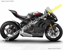 Fairings Set For Ducati Panigale V4 S 2020 V4 SP 2021 Matte Black Aftermarket Motorcycle Fairing Cowling Shell (Injection Molding)