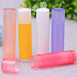 1000pcs/lot 16 5g /ml Empty Plastic Clear LIP BALM Tubes Containers Lipstick Fashion Cool Lip Tubes