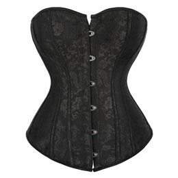 Bustiers & Corsets Women Corset Sexy Slim Burlesque Satin Body Shaper Strapless And BustierBustiers