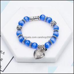 Charm Bracelets Pretty Romantic Vintage For With Crystal Beads Fit Pan Jewelry Carshop2006 Drop Delivery 2021 Carshop2006 Dhuou