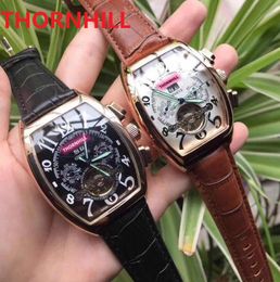 2022 President Sub Dial Working Men Watch Black Brown Genuine Leather Automatic Mechanical waterproof design high-quality Bracelet Orologio di Lusso Wristwatch