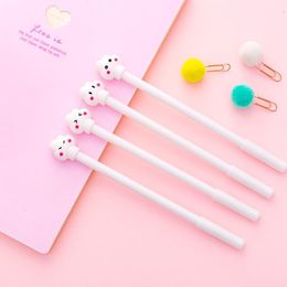 Gel Pens 32 PCs Cartoon Cute Cloud Student Neutral Pen 0.5mm Black Stationery Wholesale