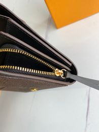 High Quality Luxurys Designers Wallets Purse Bag Fashion Short Victorine Wallet printing letter Classic Pallas Card Holder Zippy C294t