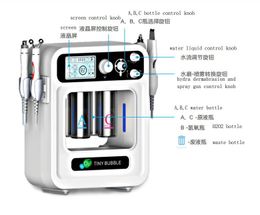 portable oxy hydrogen jet peel facial focilute RF oxygen machine blackhead removal device pore cleaner skin absorption machine