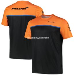 2022 Racing Club Formula F1 Summer T-shirt for Men and Women, Solid Colour Short-sleeved Top, Lando Norris Mclaren Team T shirts