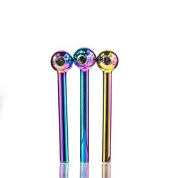 laser plating smoke glass oil burner pipe Colourful quality smoking pipes suppliers premium tube nail tips