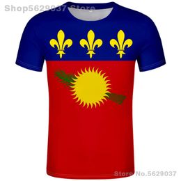 GUADELOUPE t shirt diy free custom made name number glp t-shirt nation flag gp country french college print po s clothing 220609