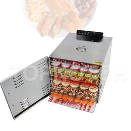 10 Layer Electric Fruit Vegetable Chili Meat Dehydrating Drying Machine Pet Snack Drying Equipment