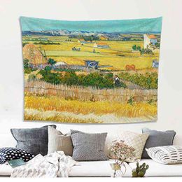 Carpet Wall Hanging Background Bedroom Living Room Hanging Cloth Decoration Bedroom Wall Rugs Bedside Table J220804